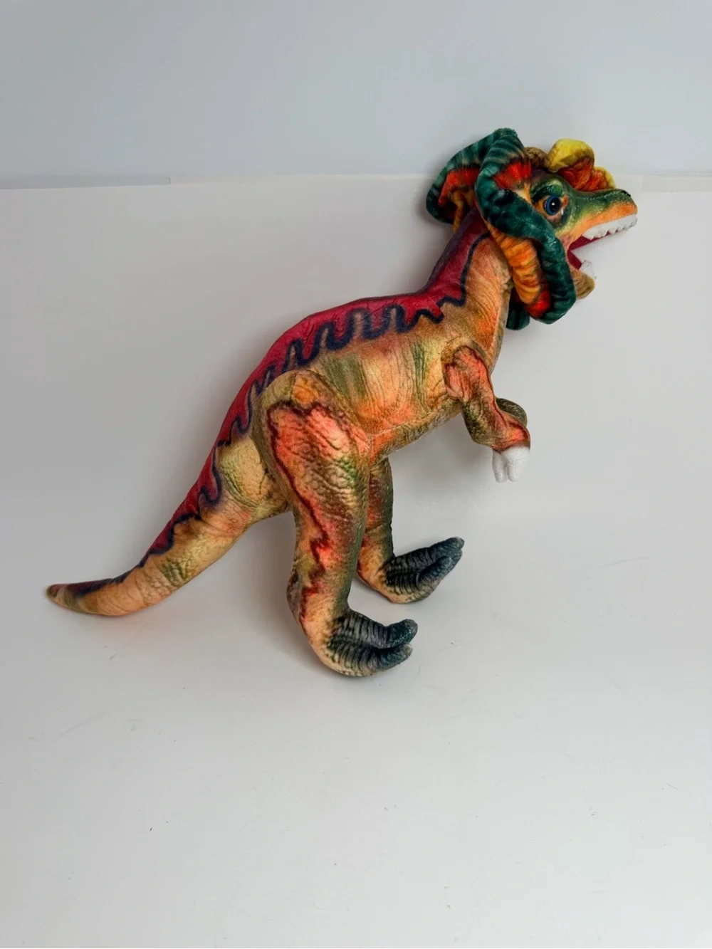 Dilophosaurus Dinosaur Plush Stuffed Animal Multicolor Medium 14-24 Inch P12.